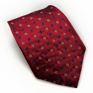 Lauren Ralph Lauren Red Luxury Silk Tie Old Money Men's Neckties Polo Preppy